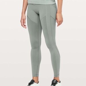 lululemon all the right places 28 inch inseam misty meadow size 6